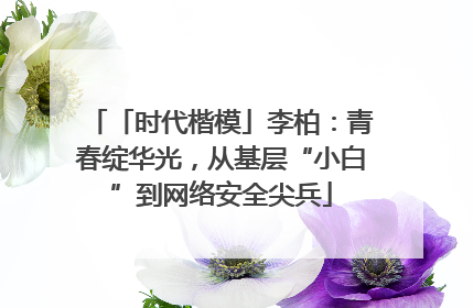 「时代楷模」李柏：青春绽华光，从基层“小白”到网络安全尖兵