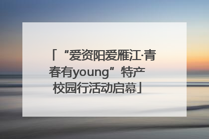 “爱资阳爱雁江·青春有young”特产校园行活动启幕
