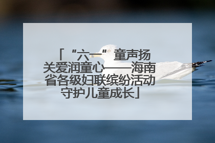 “六一”童声扬 关爱润童心——海南省各级妇联缤纷活动守护儿童成长