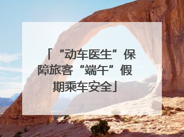 “动车医生”保障旅客“端午”假期乘车安全