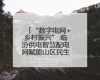 “数字电网+乡村振兴” 临汾供电智慧配电网赋能山区民生升级