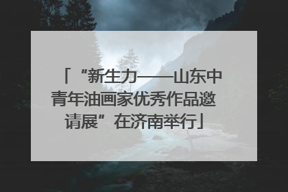 “新生力——山东中青年油画家优秀作品邀请展”在济南举行
