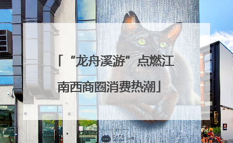 “龙舟溪游”点燃江南西商圈消费热潮