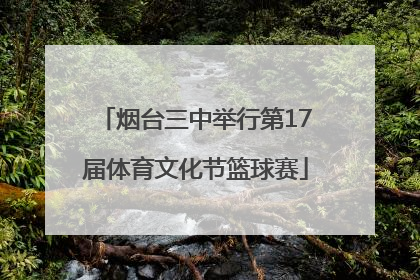 烟台三中举行第17届体育文化节篮球赛