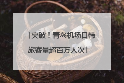 突破！青岛机场日韩旅客量超百万人次