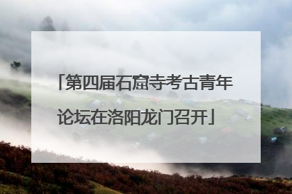 第四届石窟寺考古青年论坛在洛阳龙门召开