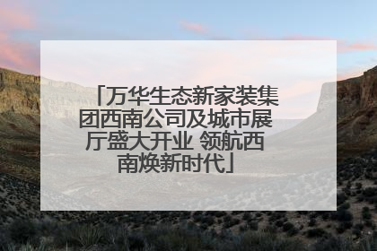万华生态新家装集团西南公司及城市展厅盛大开业 领航西南焕新时代