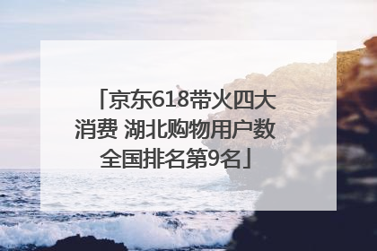 京东618带火四大消费 湖北购物用户数全国排名第9名