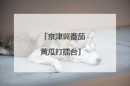 京津冀番茄黄瓜打擂台