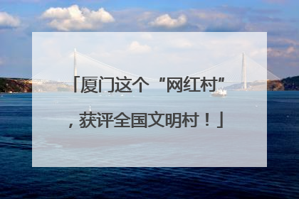 厦门这个“网红村”，获评全国文明村！