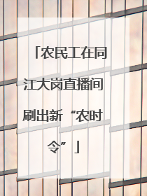 农民工在同江大岗直播间刷出新“农时令”