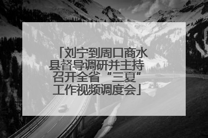 刘宁到周口商水县督导调研并主持召开全省“三夏”工作视频调度会