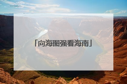 向海图强看海南