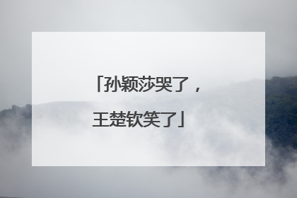 孙颖莎哭了，王楚钦笑了