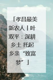 孝昌最美新农人丨叶双平：深耕乡土 托起乡亲“致富梦”