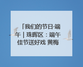 我们的节日·端午｜珠晖区：端午佳节送好戏 黄梅声韵润民心