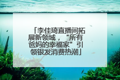 李佳琦直播间拓展新领域，“所有爸妈的幸福家”引领银发消费热潮