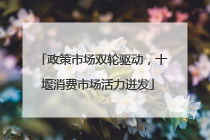 政策市场双轮驱动，十堰消费市场活力迸发