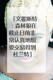 文霍斯特：森林狼在截止日前非常认真地想要交易得到杜兰特