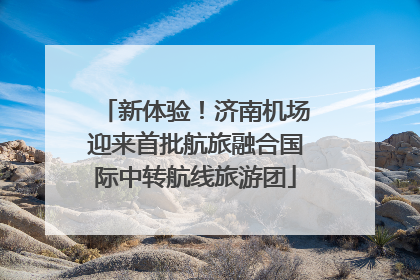 新体验！济南机场迎来首批航旅融合国际中转航线旅游团