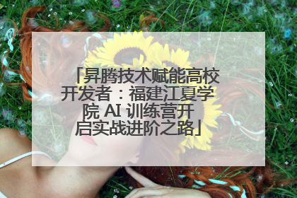 昇腾技术赋能高校开发者：福建江夏学院 AI 训练营开启实战进阶之路