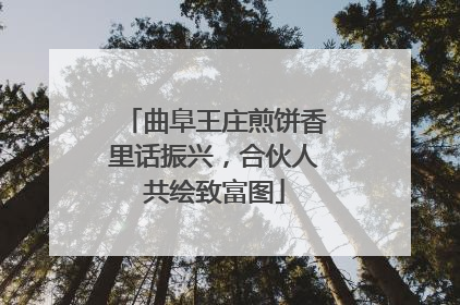 曲阜王庄煎饼香里话振兴，合伙人共绘致富图