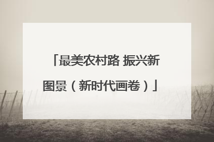 最美农村路 振兴新图景（新时代画卷）
