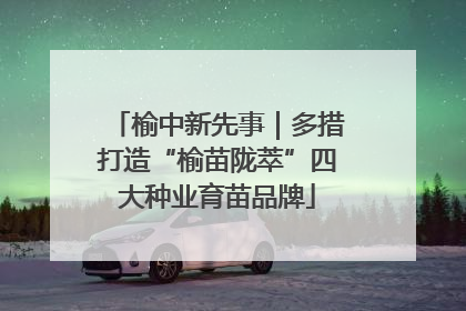 榆中新先事｜多措打造“榆苗陇萃”四大种业育苗品牌