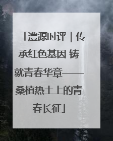 澧源时评｜传承红色基因 铸就青春华章——桑植热土上的青春长征