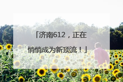 济南612，正在悄悄成为新顶流！