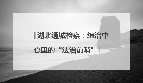湖北通城检察：综治中心里的“法治前哨”