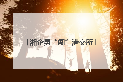 湘企勇“闯”港交所