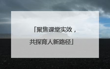聚焦课堂实效，共探育人新路径