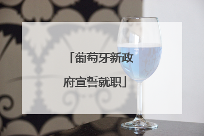 葡萄牙新政府宣誓就职