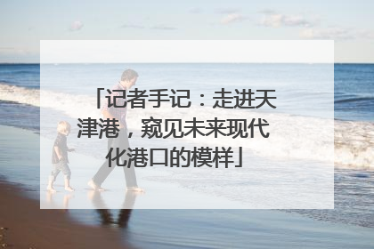 记者手记：走进天津港，窥见未来现代化港口的模样
