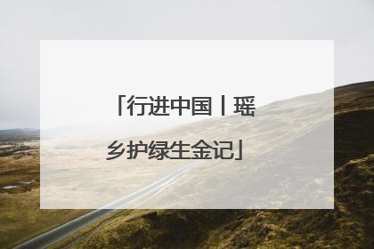 行进中国丨瑶乡护绿生金记