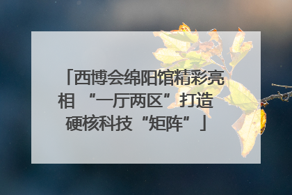 西博会绵阳馆精彩亮相 “一厅两区”打造硬核科技“矩阵”