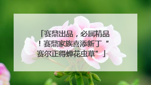 赛鼎出品，必属精品！赛鼎家族喜添新丁“赛尔正得蝉花虫草”