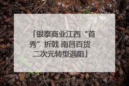 银泰商业江西“首秀”折戟 南昌百货二次元转型遇阻