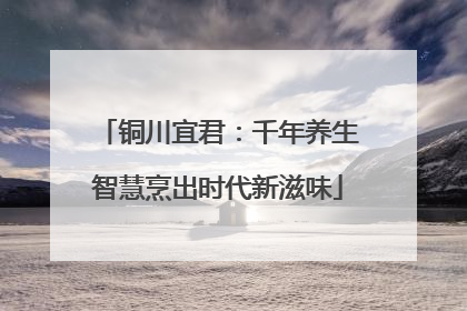 铜川宜君：千年养生智慧烹出时代新滋味