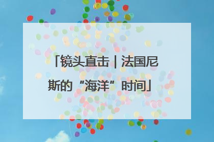 镜头直击｜法国尼斯的“海洋”时间
