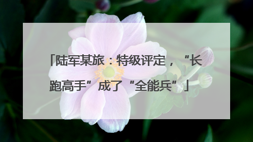 陆军某旅：特级评定，“长跑高手”成了“全能兵”