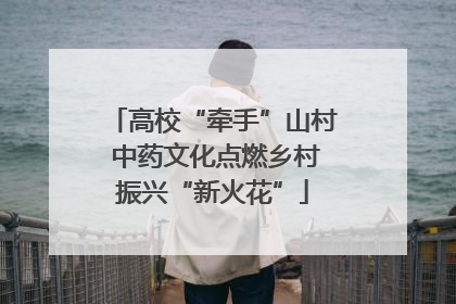 高校“牵手”山村 中药文化点燃乡村振兴“新火花”