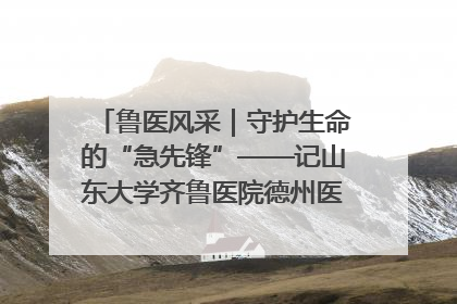 鲁医风采｜守护生命的“急先锋”——记山东大学齐鲁医院德州医院急诊重症医学科主任、主任医师庞国忠