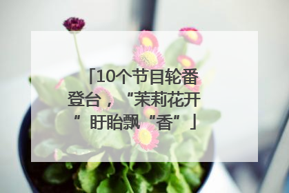 10个节目轮番登台，“茉莉花开”盱眙飘“香”