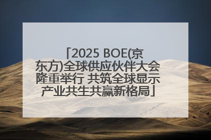 2025 BOE(京东方)全球供应伙伴大会隆重举行 共筑全球显示产业共生共赢新格局