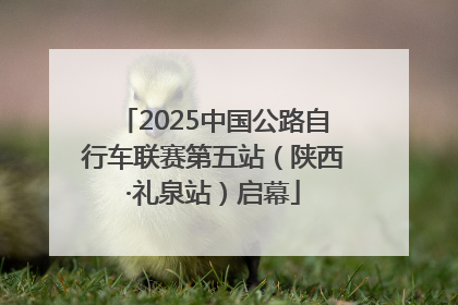 2025中国公路自行车联赛第五站（陕西·礼泉站）启幕