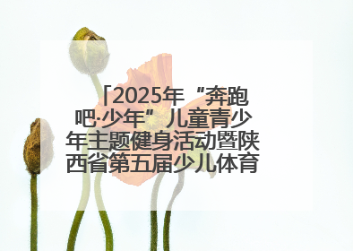 2025年“奔跑吧·少年”儿童青少年主题健身活动暨陕西省第五届少儿体育嘉年华活动启动