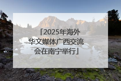 2025年海外华文媒体广西交流会在南宁举行