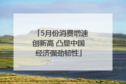 5月份消费增速创新高 凸显中国经济强劲韧性
